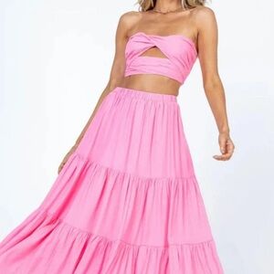 Pink Maxi Skirt Princess Polly